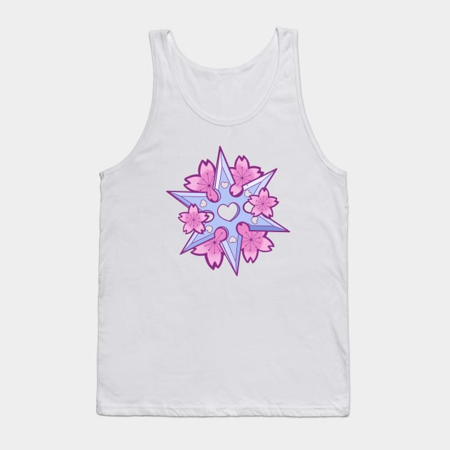 Sakura Shuriken Tank Top by MailoniKat